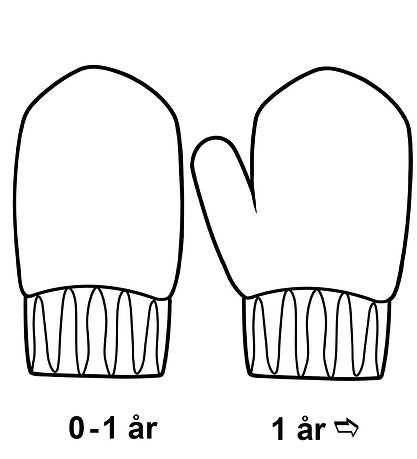 Hust and Claire Fäustlinge - Wolle - Flori - Tee Leaf