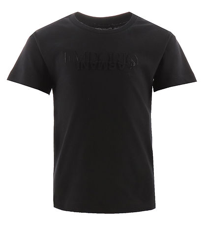 Emporio Armani Stuttermabolur - Svartur m. Lógó/Rhinestone