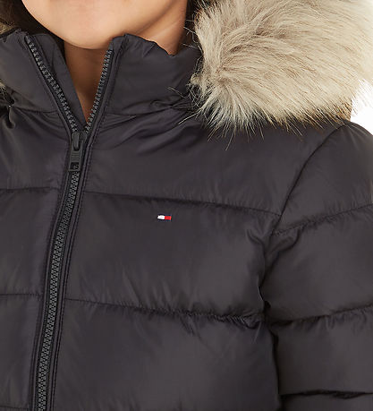 Tommy Hilfiger Daunenjacke - Essential Down - Schwarz
