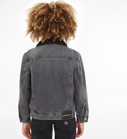 Calvin Klein Denim Jacket w. Lining - Visual Grey