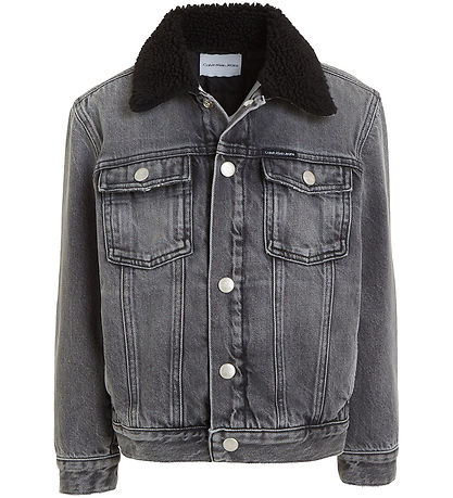 Calvin Klein Denim Jacket w. Lining - Visual Grey