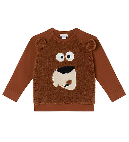 Stella McCartney Kids Peysa - Brúnt M. Björn/Flís