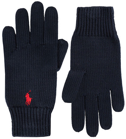 Polo Ralph Lauren Handskar - Stickad - Marinblå