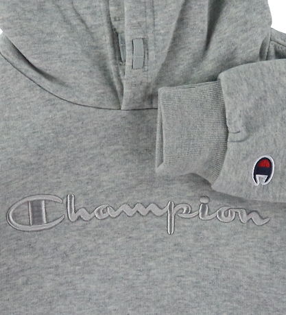 Grey champion hoodie kids clearance