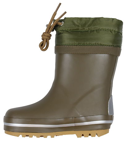 Mikk-Line Rubber Boots w. Lining - Kelp
