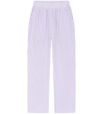 Grunt Trousers - Tenna - Purple/White Striped