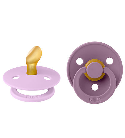 BIBS Colour Schnuller - 2er-Pack - Gr. 1 - Anatomisch - Violett 