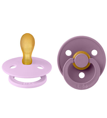 BIBS Colour Pacifiers - 2-Pack - Size 2 - Symmetrical - Violet S