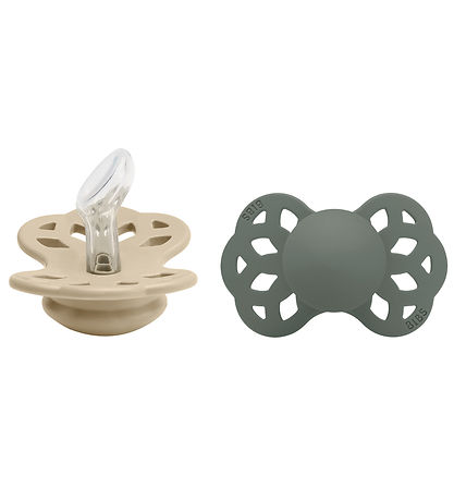 BIBS Infinity Schnuller - 2er-Pack - Gr. 1 - Anatomisch - Vanill
