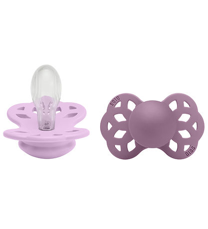BIBS Infinity Pacifiers - 2-Pack - Size 2 - Symmetrical - Violet