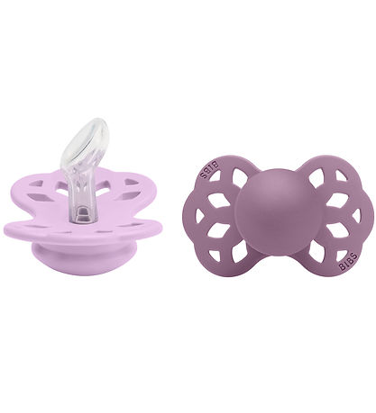 BIBS Infinity Schnuller - 2er-Pack - Gr. 1 - Anatomisch - Violet