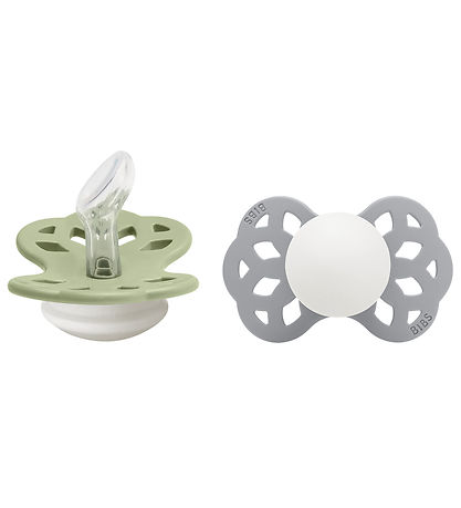 BIBS Infinity Leuchtende Schnuller - 2er-Pack - Gr. 1 - Anatomis