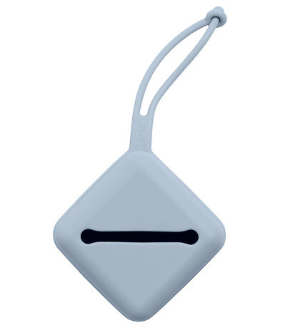 BIBS Pacifier box - Silicone - 7.5x5 cm - Dusty Blue