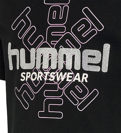 Hummel Stuttermabolur - hmlCircly - Svart