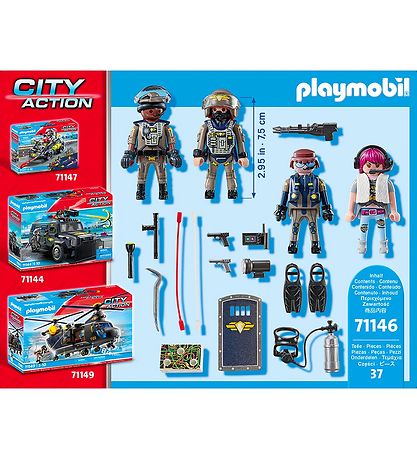 - Ensemble de figurines SWAT Playmobil City Action - 71146 - 37 