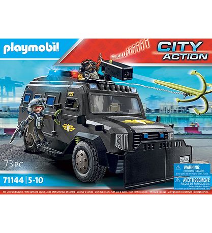 Playmobil City Action SWAT ATV 71144 73 Parts KW NO
