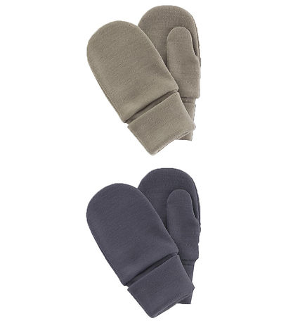 Name It Handschuhe - NmmWillit - Wolle - 2er-Pack - Vetiver