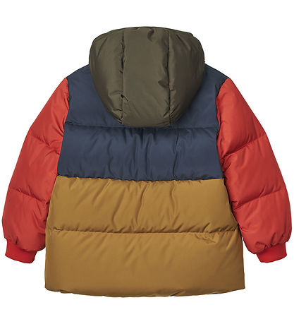 Liewood Down Jacket - Pallet - Army Brown/Multi Mix