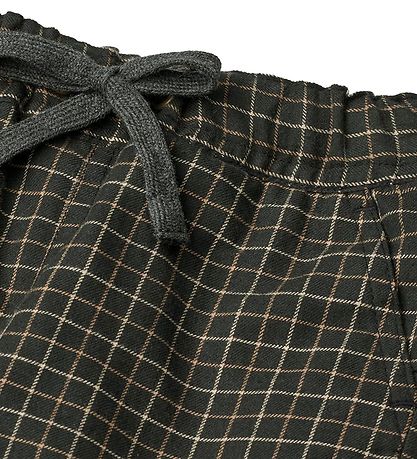 Wheat Trousers - Rufus - Black Coal Check