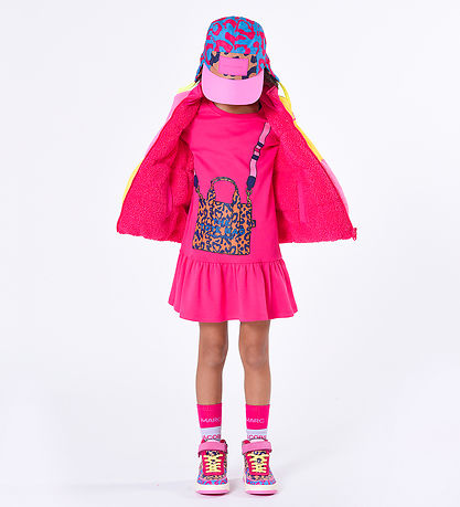 Little Marc Jacobs Dress - Hip Hop Museum - Fuchsia w. Bag