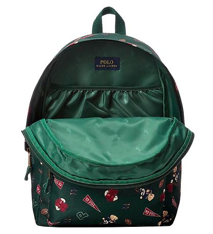 Polo Ralph Lauren Backpack - Polo Bistro Green w. Print