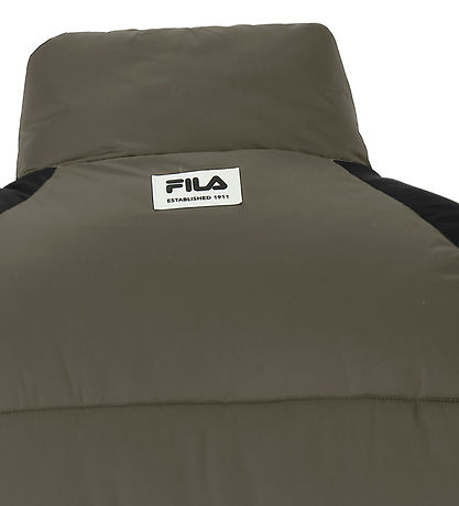 Fila Puffer Jacket - Tarsus - Black-Olive Night