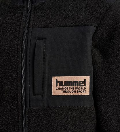 Hummel Fleece Jas - hmlDare - Zwart
