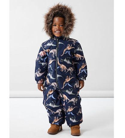 Name It Snowsuit - Nmmsnow10 - Dark Sapphire w. Dinos