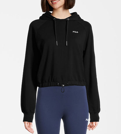 Fila Hoodie - Cropped - Baalberge - Black