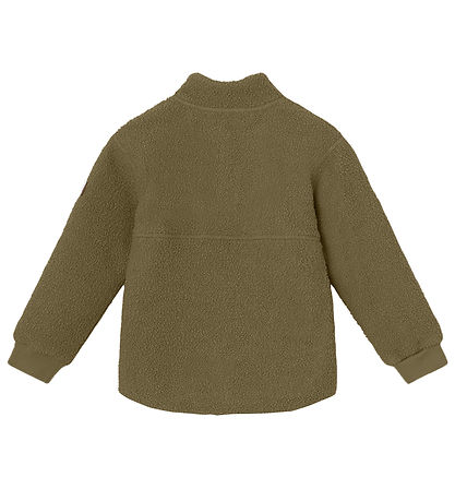 Mini A Ture Fleece Jacket - Teddy - Saleh - Capers Green