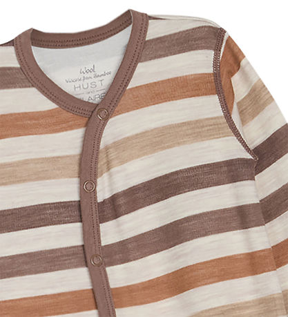 Hust and Claire Jumpsuit - Wool/Bamboo - Manu - Coffee