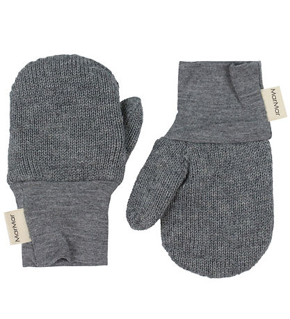 MarMar Lúffur - Prjónað - Ull/Bómull - Alvilda - Grey Melange