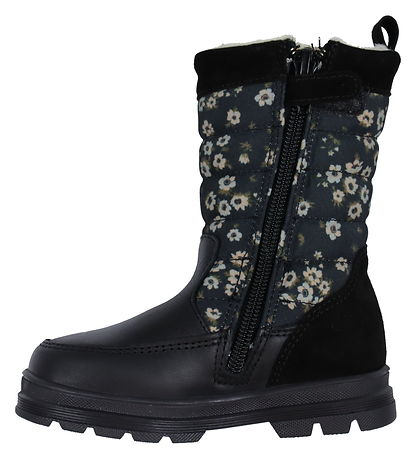 Wheat Winter Boots - Koa High Tex - Black w. Flowers