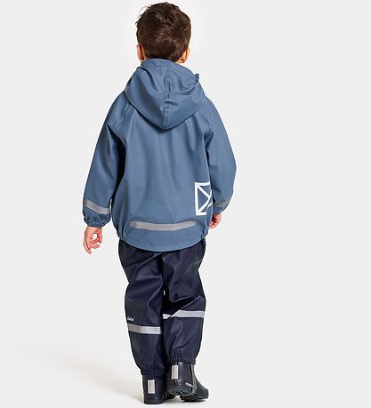 Didriksons Rainwear w. Suspenders - PU - Slaskeman - True Blue