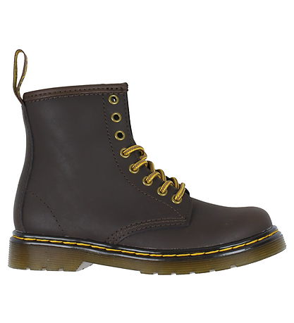 Dr. Martens Stiefel - 1460 J Wildpferd-Lampen - Dark Brown