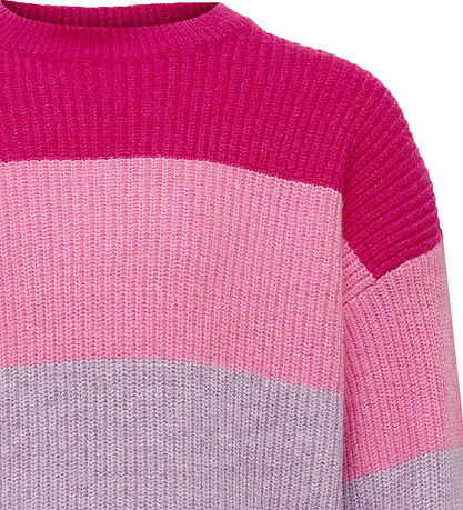 Kids Only Blouse - Knitted - Noos - KogSandy - Fuchsia Purple/Mo