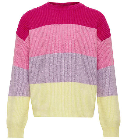 Kids Only Tröja - Stickad - Noos - KogSandy - Fuchsia Purple/Moo