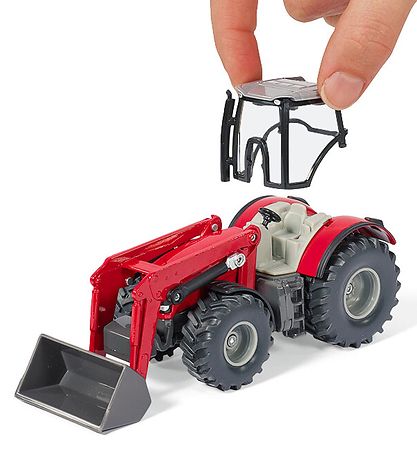 Siku Frontlader - Massey Ferguson - 1:50 - Rot