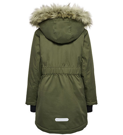 Hummel Winter Coat - hmlAlma Tex - Olive Night