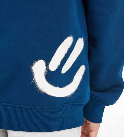 Tommy Hilfiger Peysa - Graffiti - Deep Indigo