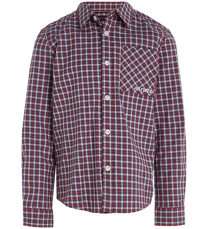 Tommy Hilfiger Hemd - Prüfen - Deep Indigo/Multi