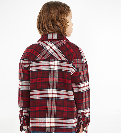 Tommy Hilfiger Hemd Mit Futter - Tartan mit Shearling-Futter - M