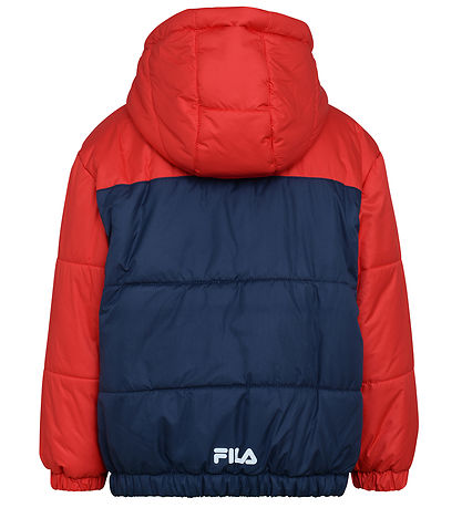 Fila Padded Jacket - Berkenthin - True Red/Black Iris