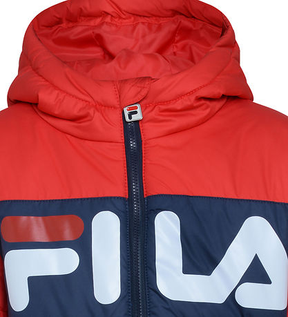 Fila Padded Jacket - Berkenthin - True Red/Black Iris