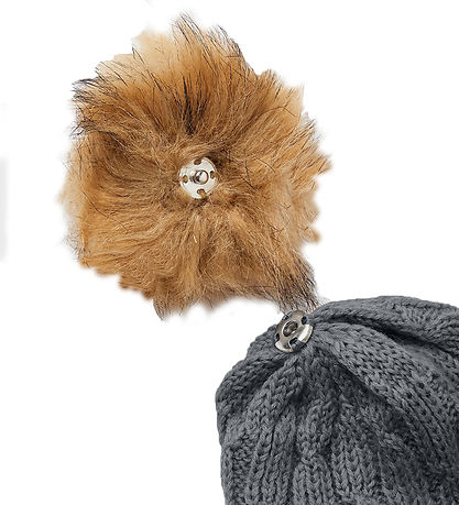 Name It Beanie - Knitted - NbmWrilla - Iron Gate
