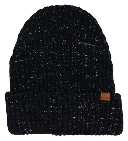 Name It Beanie - Knitted - NkfMilan - Black - Glitter