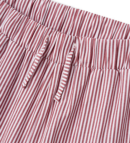 LMTD Trousers - NlfKilucca - Grape Wine w. Stripes