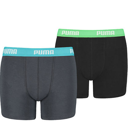 Puma Boxershorts - 2-pack - Bl/Grn