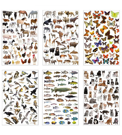 Playbox Límmiðar - 300 Stk. - Sætur Animals