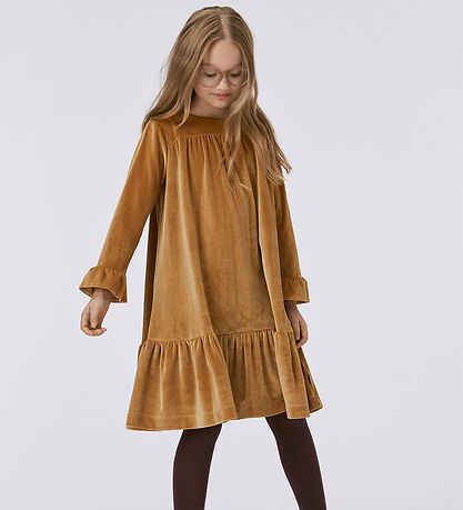 Molo Klänning - Velour - Cilly - Rosie Sand